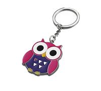 ARFUKA Keyring Owl Pendant Keychain Corlorful Cartoon Keyring Key Chain, Christmas/Birthday Gift for Men and Women