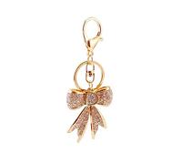 ARFUKA Keyring Rhinestone Bowknot Model Pendant Keychain Key Ring Bag Charm Jewellery Christmas Birthday Gift Keyrings Key Chain Key Ring Holder for Men and Women