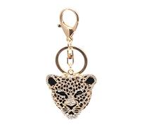 ARFUKA Keyring Rhinestone Pendant Keychain 3D Animal Iced Out Metal Key Ring Charm Jewellery Christmas Birthday Gift Keyrings Key Chain Key Ring Holder for Men and Women