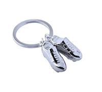 ARFUKA Keyring Sneaker Pendant Keyring Metal Unisex Key Organizer Holder Keychain Birthday Christmas Wedding Valentine's Day Gift for Men and Women Silver