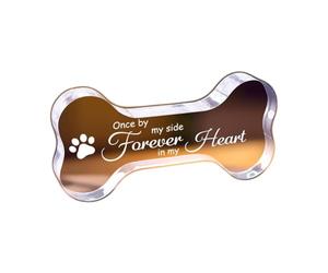 ARFUKA Pet Memorial Gift for Dog Acrylic Dog Bone Shaped Loss of Dog Sympathy Gift Pet Bereavement Gifts