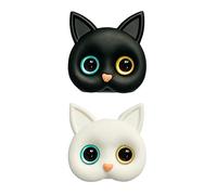 ARFUKA Universal Phone Grip and Stand - Expanding Cat Mirror Grip for Phones and Tablets Pack of 2