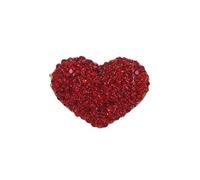 ARFUKA Red Rose Brooch Pins Costume Jewelry Lapel Pin with Rhinestone for Women & Girls, Perfect for Backpacks, Jackets & Bags