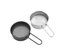 ARFUKA Sieve Mini Strainer Stainless Steel Fine Mesh Strainer Colanderwith Handle for Steeping Loose Leaf Tea Straining Cocktail Juice and Sifting Flour Powdered Sugar Pack of 2