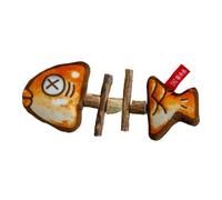 ARFUKA Silvervine Sticks for Cats Natural Simulated Fish Chew Toy with Catnip Dental Health & Teething Relief Interactive Play & Enrichment