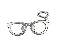 ARFUKA Sunglasses Shape Bottle Opener Keyring, Metal Beer & Soda Opener Pendant, Bartender Multi-Tool Keychain for Parties, Camping, Travel - Cool for Men & Women Silver