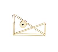 ARFUKA Tape Dispenser Desktop Tape Dispenser Metal Wire Tape Holder Cutter Dispenser Stand Holder Rack for Home Office School Stationery Gold