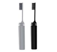 ARFUKA Travel Toothbrush with Case Soft Bristle Mini Foldable Toothbrush for Home, Travel, Camping & On-The-Go Pack of 2