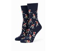 ARG Funny Golf Socks for Men | Angry Golfer Novelty Cotton Socks | Navy Blue 1 Pair | Perfect Golf Gift, Birthday or Secret Santa | UK Size 6-11
