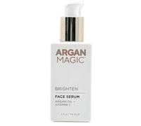 Argan Magic Brighten Face Serum with Vitamin C Argan Oil Hydrating Brightening Formula Reduce Dark Spots Fine Lines Wrinkles 2 oz
