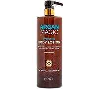 Argan Magic Hydrating Body Lotion with Argan Oil & Shea Butter for Dry Skin - Nourishes Skin, Restores Moisture, Smooths & Softens | Non-Greasy Formula | Paraben Free (32 oz)