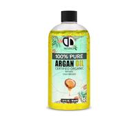 Argan Oil 100% Moroccan Pure Natural for Face & Body Rich in Vitamin E for Healthy Skin, Hair & Nails - No Parabens or SLS - Vegan, Cruelty-Free
