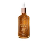 Argan oil with shimmer_for body and hair. Silky, lightweight, and illuminating oil with premium sweet and floral fragnance. Made in California