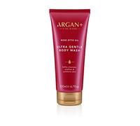 Argan+ Ultra Gentle Body Wash, Rose Otto Oil Vegan Shower Gel, 200ml