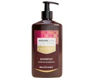 Arganicare | Coconut Oil Ultra-Nourishing Shampoo | Dull, Very Dry and Frizzy Hair | Gentle Hydration Cleanse | Softness, Shine and Manageability | 400 ml
