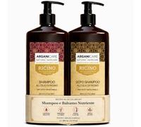 Arganicare | Duo Shampoo + Conditioner | Castor | Growth Accelerator | Gently cleanses & moisturizes hair | All hair types | 1x400 ml + 1x400mL