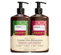 Arganicare | Duo Shampoo + Conditioner | With Macadamia oil | Prevents and Fights Split Ends | Shiny Effect | All hair types | 1x400 ML+ 1x400mL