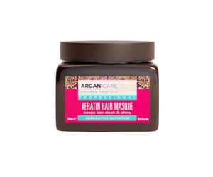 Arganicare | Keratin Repairing Hair Masque | All Hair Types | Intensive Conditioning Care | Smoothness, Strength and Shine | 500 ml