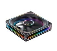 ARGB Chassis Fan Motherboard Lighting Synchronization PWM Case Fans PC Assembly Accessories(Black,Reverse)