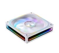 ARGB Chassis Fan Motherboard Lighting Synchronization PWM Case Fans PC Assembly Accessories(White,Reverse)