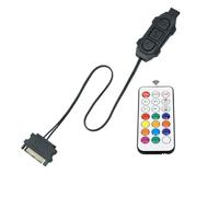 ARGB Synchronization Small Controller Manual Adjustment White/Black 5V 3Pin Standard Connection PC Component Synchronized ARGB Lighting Controller