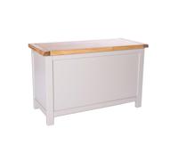 Argenta Light Grey Blanket Box Ottoman Cabinet Bits Light Grey One Size