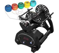 ARGENTFLUX Yarn Winder, Yarn Wool Ball Winder with Digital Display, Forward And Reverse Switching, 800rpm Capacity 4Oz, for Yarn Weaving Blending Roving(A)