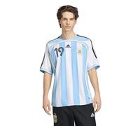Adidas Argentina Home 2006 Messi Short Sleeve T-shirt Blue L Men