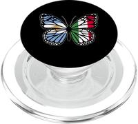 Argentina and Italy Mix Butterfly Half Argentinian Italian PopSockets PopGrip for MagSafe