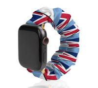 Argentina And United Kingdom Flag Funny Stretch Bands Compatible with IWatch Replacement Smart Watch Strap