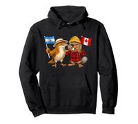 Argentina Canada Flag Argentine Roots Canadian Heritage Pullover Hoodie