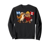 Argentina Canada Flag Argentine Roots Canadian Heritage Sweatshirt