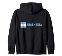Argentina Flag And Pride Statement Zip Hoodie