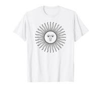 ARGENTINA FLAG ARGENTINE SUN SOL DE MAYO (BLACK) T-Shirt