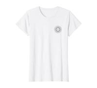 Argentina Flag Argentine Sun SOL DE Mayo (Black) Value Graphic T-Shirt, Women, White, M