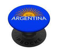 ARGENTINA FLAG ARGENTINE SUN SOL DE MAYO SPORTS JERSEY STYLE PopSockets Adhesive PopGrip