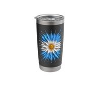Argentina Flag Design Argentinian Splash Art Argentina Stainless Steel Insulated Tumbler