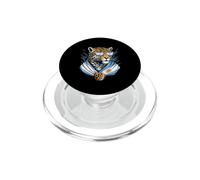 Argentina Flag Leopard Argentinian Pride PopSockets PopGrip for MagSafe