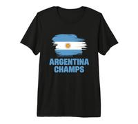 Argentina Flag Sol de Mayo Albiceleste Premium T-Shirt