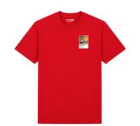 Argentina Football Cool Bunny Frame Men's T-Shirt - Red / M