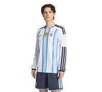 Argentina 26 Home Authentic Long Sleeve Jersey