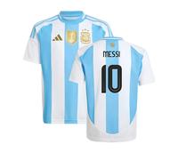 Argentina Junior 2024 - 2025 Home Shirt - Messi 10 in White | Size: 13-14 Years Argentina White 13-14 Years