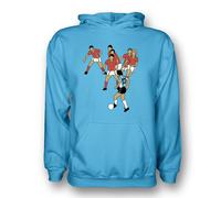Argentina Junior Diego Maradona Goal Of Century Hoody in Light Blue | Size: 7-8 Years Argentina Light Blue 7-8 Years