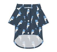 Argentina Map with Flag Dog Shirt for Dogs & Cats Breathable Short Sleeve Pet T-Shirt Lightweight Dog Summer Tops S