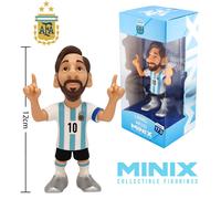 MINIX Lionel Messi Argentina 12cm Figure - Collectible Messi Figure Sports Football Icon Range for Fans
