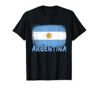 Argentina National Flag Vintage Grunge Argentinian 2026 T-Shirt