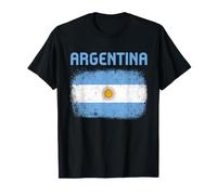 Argentina National Flag Vintage Grunge Argentinian 2026 T-Shirt