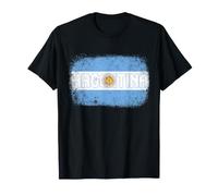 Argentina National Flag Vintage Grunge Argentinian 2026 T-Shirt