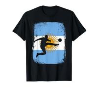 Argentina National Flag Vintage Grunge Argentinian 2026 T-Shirt
