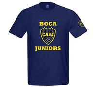 Argentina Official Boca Juniors CABJ Crest T-Shirt (100% Cotton Sizes S to 3XL)